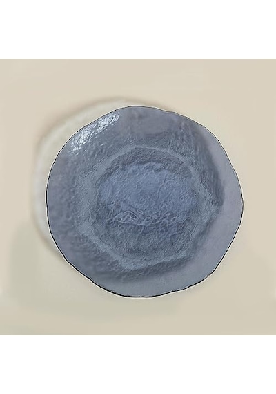 Dune Servis Tabağı, Mavi/ 28cm Açık Gri