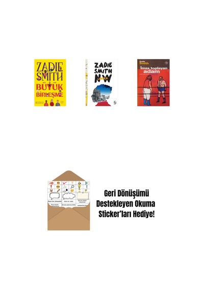 Büyük Birleşme + Nw, Londra + İmza Toplayan Adam + Okuma Sticker'ları