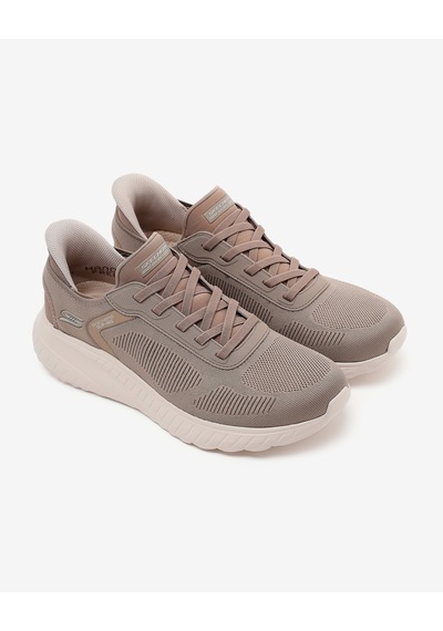 Skechers Bobs Squad Chaos - Solıd Step Erkek Bej Spor Ayakkabı 118312 Dktp