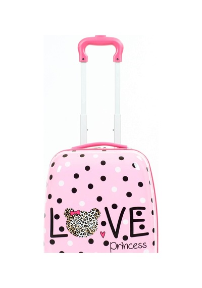 Mçs Love Kız Çocuk Valizi Pembe Pempe - Love Baskı