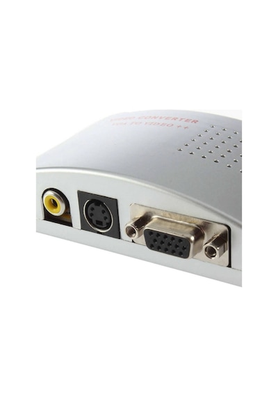 4551 Vga To Rca Av Dönüştürücü Çevirici S Video Adaptör Tos