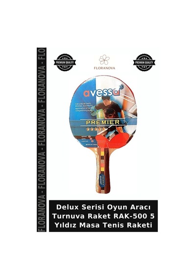 Delux Serisi Oyun Aracı Turnuva Raket Rak-500 5 Yıldız Masa Tenis Raketi