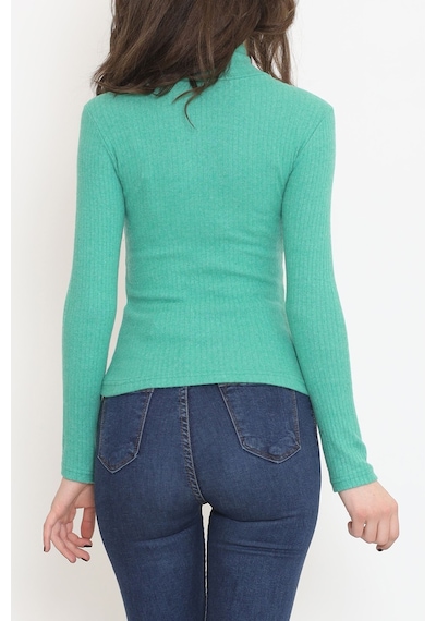Mokashopin - Balıkçı Yaka Body Yeşil - 8338.1567. 001