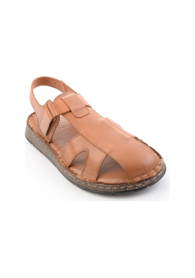 Taba Hakiki Deri Erkek Sandalet E05433010303