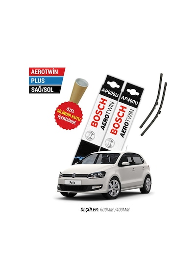Bosch Aerotwin Plus VW Polo Silecek Takımı (2009-2017 6R1-6C1)