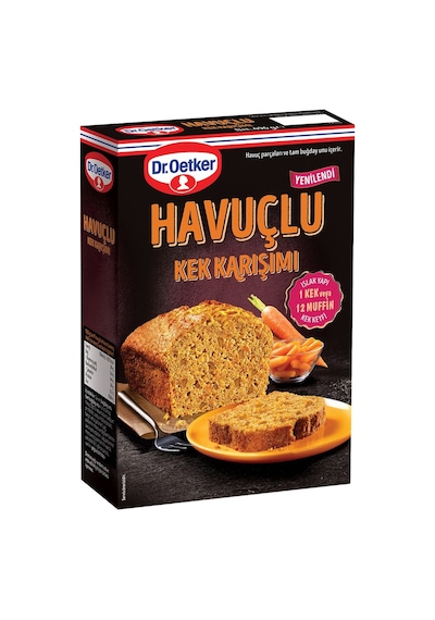 Dr. Oetker Havuçlu Kek Karışımı 496 G - Pratik Ve Lezzetli Kek 2'li Ekonomik Paket - 2 Adet Tarı