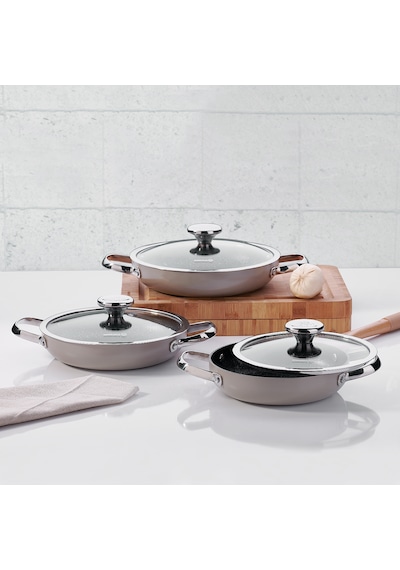 Korkmaz A1356 Zeta 6 Parça Omlet Set Bej