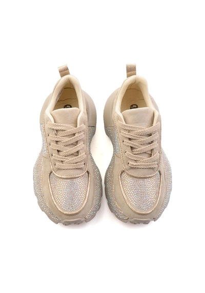Bambi Bej Renkli Kadın Sneaker K01235003387