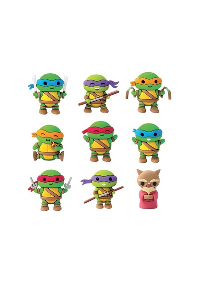 1020345 Sun-ıtg-clt-3d Figür N Turtles Buddıes Sürpriz Paket Nınj 36d