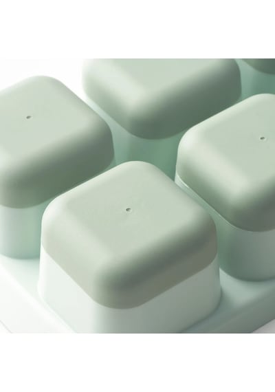 Ikea Spjutrocka Kapaklı 2'li Buz Kalıbı 20 X 8 X 3 Cm Açık Bej / Açık Yeşil