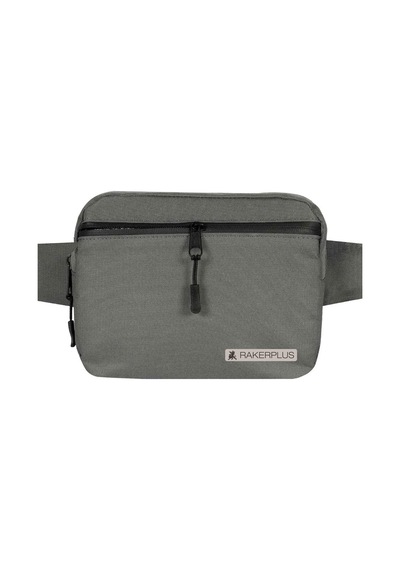 Rakerplus Gri Unisex Minimal 21x15x5 Cm Bel Ve Göğüs Çantası Natural