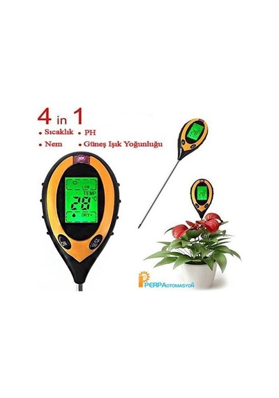 Kcb 300 Toprak Nem. Işık. Sıcaklık Ve Ph Ölçer