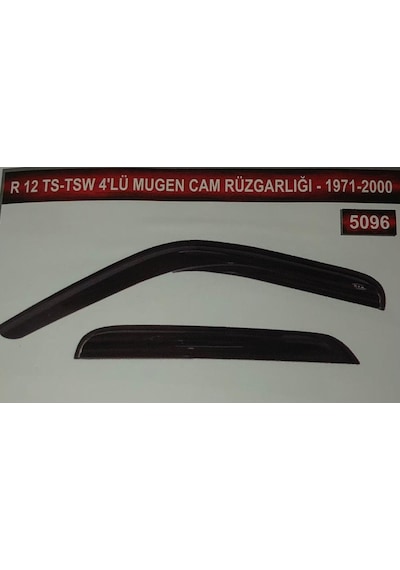 Renault 12 Toros 4'Lü Mugen Cam Rüzgarlık Seti