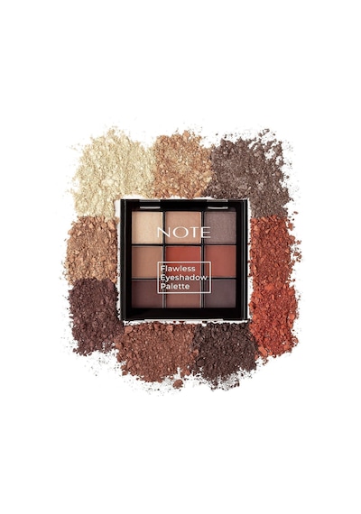 NoteCosmetics Flawless Eyeshadow Mat Ve Işıltılı Toz Göz Far Paleti - 01 Canlı Renkler