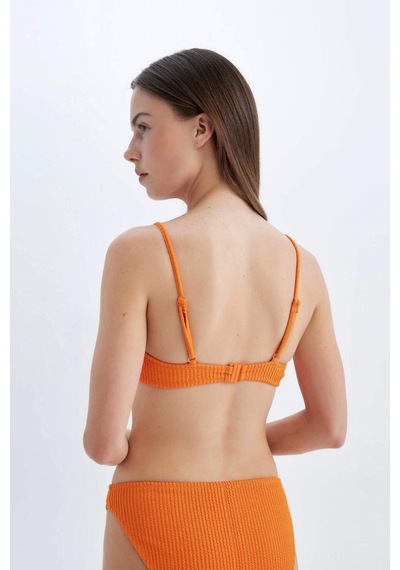 DeFacto Regular Fit Bürümcük Bikini Üstü-Fall in Love B7207AX24SMOG313