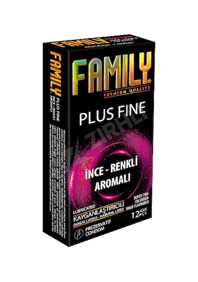 Family Plus Fine İnce Renkli Aromalı