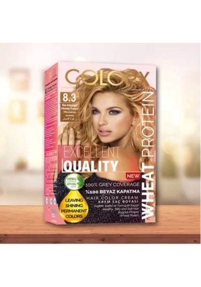 Colorx Saç Boyası Tekli Set - 8.3 BAL KÖPÜĞÜ