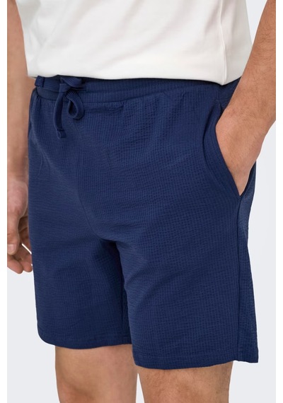 Only & Sons Onskıan Pamuklu Regular Fit Normal Bel Short Erkek Short 22029752 Lacivert