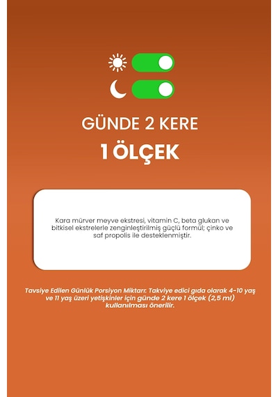 Labex Kids Çinko Kekik Beta Glukan Karamürver Çocuk Multivitamin Şurup 150 ML