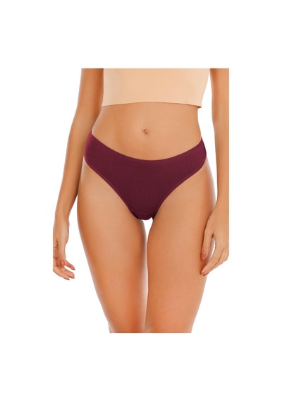 Sensu Kadın Fitilli Brazilian Tanga 7'li Paket Set Model-10 Çok Renkli