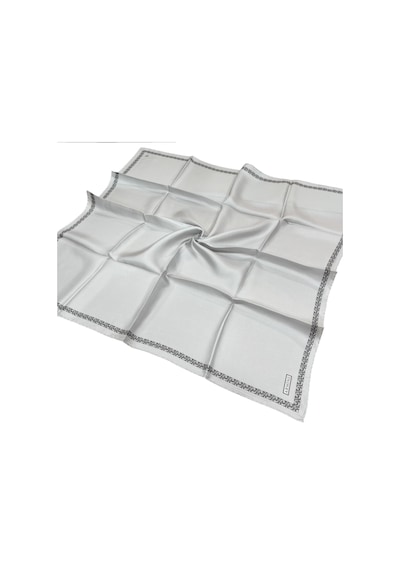 Armine İpek Eşarp 2025 Kış - 9260-04 Twill - Gümüş
