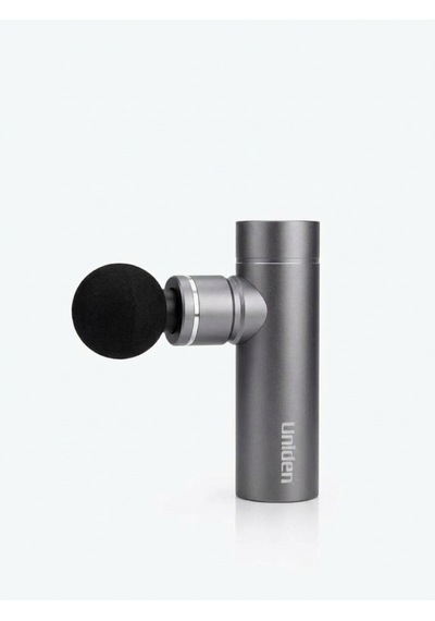 Uniden X100 48 Watt 5 Başlıklı Mini Çantalı Masaj Tabancası Masaj Aleti Gri