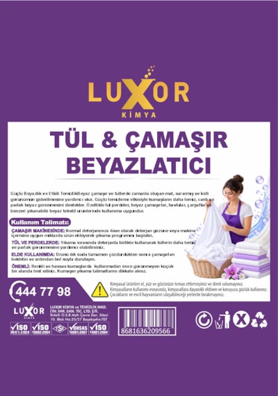 Luxor Kimya Tül Ve Çamaşır Beyazlatıcı 750 Gr