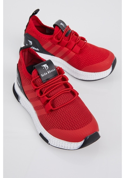 Tonny Black Tbqnt Unisex Çocuk Spor Ayakkabı Kırmızı