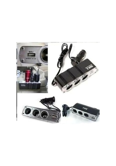 12v Araç Çakmak Çoğaltıcı Soket İle Çoklu Şarj İmkanı
