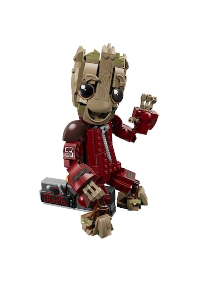LEGO® ǀ  Marvel Yağmacı Tulumlu Groot 76341 - 10 Yaş ve Üzeri Çocuklar için Minfigür İçeren Yaratıcı Oyuncak Yapım Seti (604 Parça)