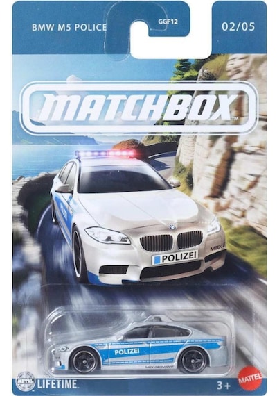 Matchbx Temalı Arabalar - Bmw M5 Polıce Jch20 Nocolor