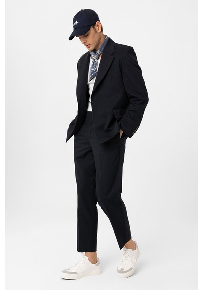 Antioch Relax Fit Erkek Blazer Ceket Lacivert