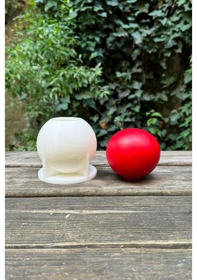 Rufus Concept Küre 8cm Çap Silikon Mum Kalıbı