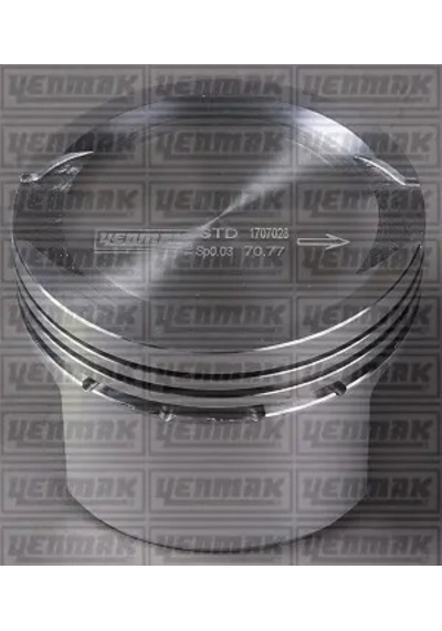 Piston Segman - Fiat Panda, Punto, Doblo, Bravo, Strada, Marea, Brava, Palio, Siena - Yenmak-3104285000 53277168