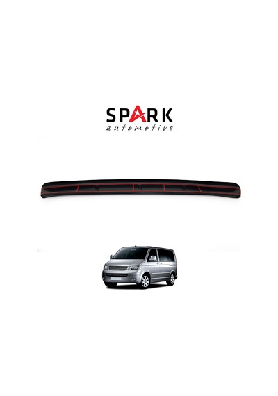 Volkswagen Transporter T5 2003-2009 Yıl Aralığı Uyumlu Arka Tampon Eşiği Parlak Siyah