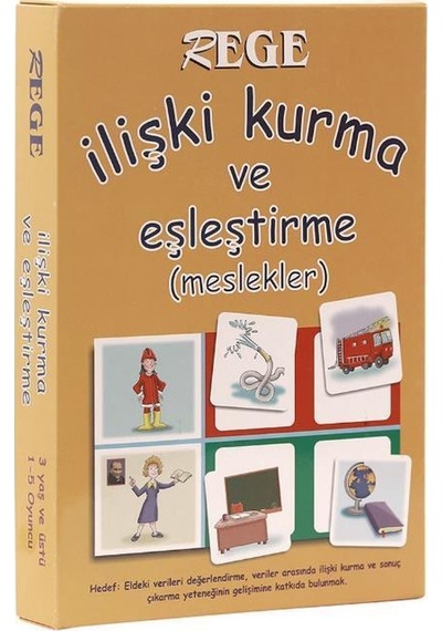 İlişki Kurma ve Eşleştirme - Meslekler