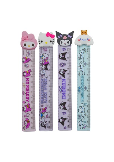 Kuromi&hello Kitty Plastik Cetvel 15 Cm 612328 1 Adet Çok Renkli