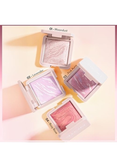 Note Cosmetics Marble Baked Blusher Fırınlanmış Allık - 02 Lavender 00