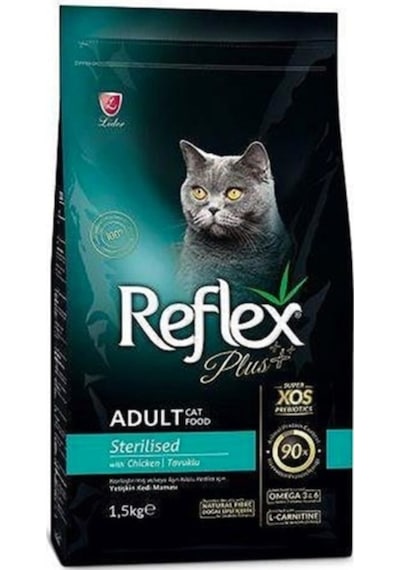 Reflex Plus Sterilised Kısırlaştırılmış Tavuk Etli Yetişkin Kedi Maması - 1,5 Kg