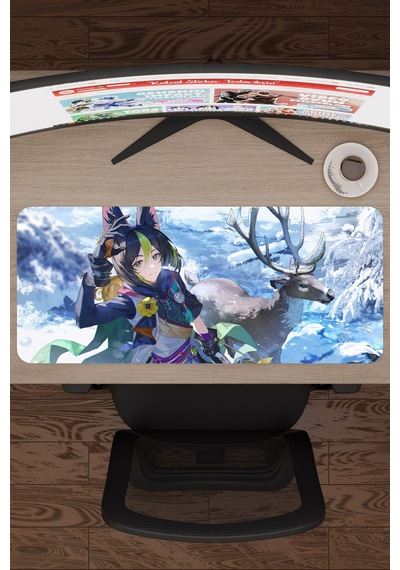 Tighnari Genshin Impact Anime Gacha V1 - 70x30 Xl Gaming Mouse Pad Fare Altlığı