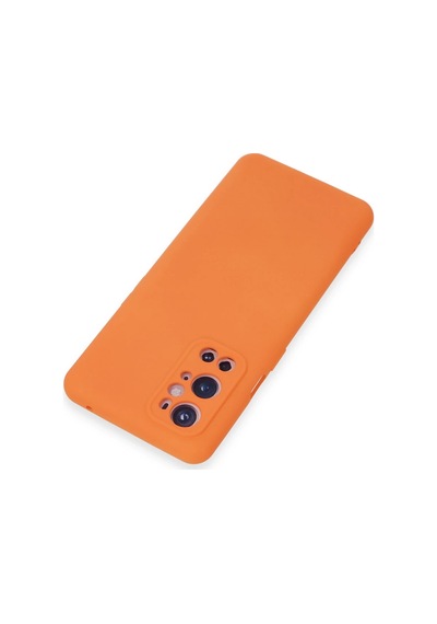 Newface - 369 - One Plus 9 Pro Kılıf Nano İçi Kadife Silikon - Ece-umay - - Turuncu