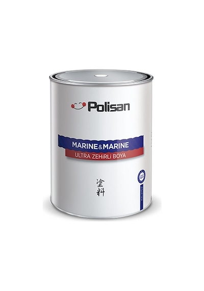 Polisan Zehirli Boya Siyah Renk Ultra Zehirli Boya 1 Kg