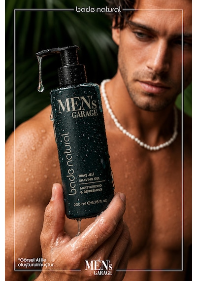 Bade Natural Men's Garage Tıraş Jeli 200 Ml