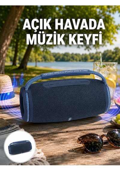 Hafif Ve Dayanıklı Renkli Işıklı Taşınabilir Müzik Hoparlörü Yeni Nesil Mh-hs4604-6936