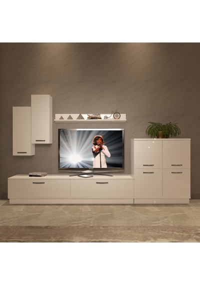 Decoraktiv Eko 6b Slm Std Tv Ünitesi Tv Sehpası Beyaz