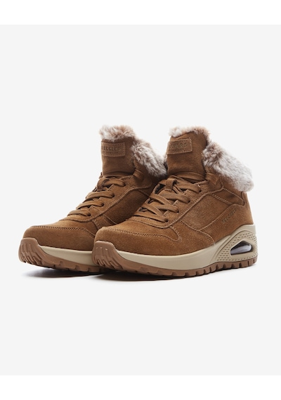 Skechers Uno Rugged Kadın Kahverengi Bot 167433 Csnt Kahverengi