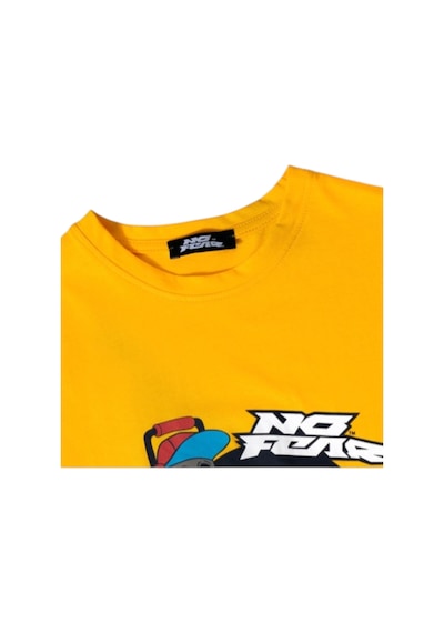 No Fear Baskılı Erkek Çocuk T-shirt B500318 SARI