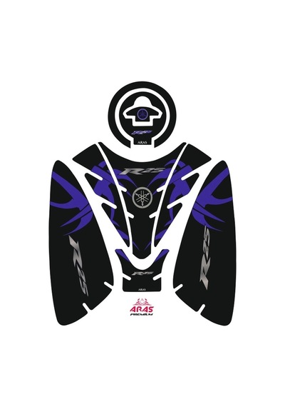 Yamaha R25 2019-2024 Uyumlu Tank Pad Seti Çok Renkli