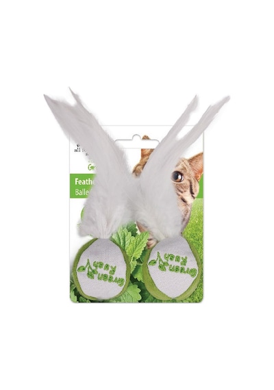 Afp - 951 - Green Rush - Peluş Tüylü Top Oyuncak - Aconcept - 2 Li