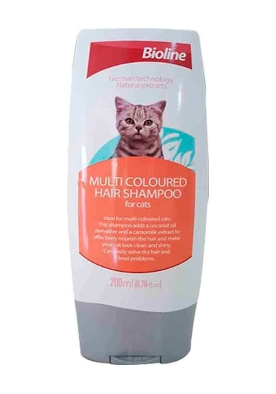 Bioline Renkli Kediler İçin Kedi Şampuanı 200 ML